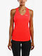 Saucony Hydralite Tank Women's Athletic Blouse Sleeveless with V Neckline Red