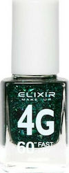 Elixir 4G Лак за Нокти Бързо съхнещо Зелен 204 ...