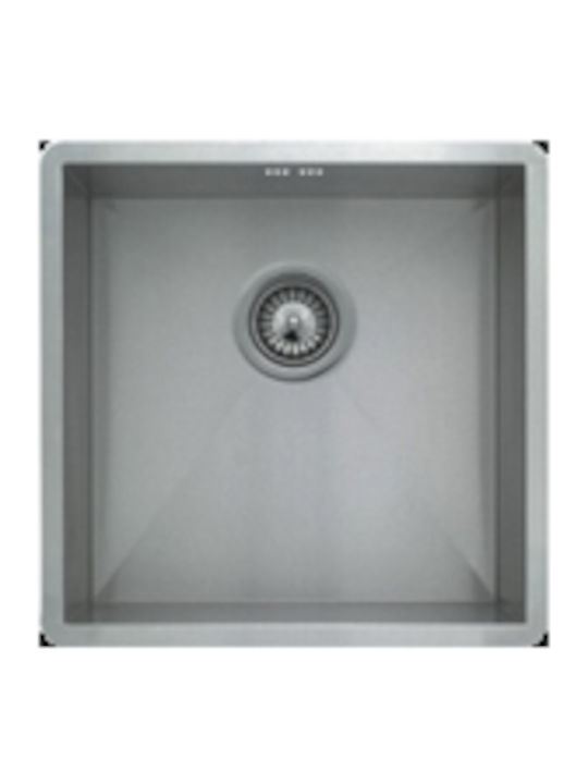 Macart Star 10 Undermount Sink Inox Satin W45xD40cm Silver