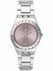 Swatch Pinkaround Γυναικείο Ρολόι 33mm Μπαταρίας με Ασημί Μεταλλικό Μπρασελέ