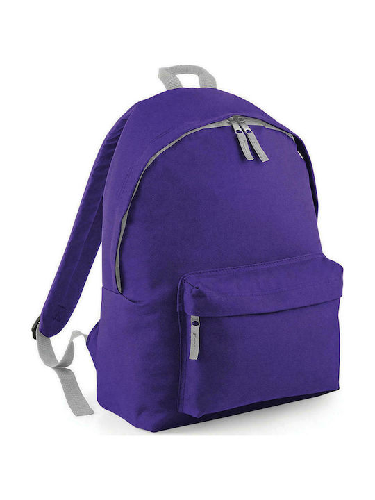Bagbase BG125 Purple / Light Grey Fabric Backpack Purple 14lt 615293670