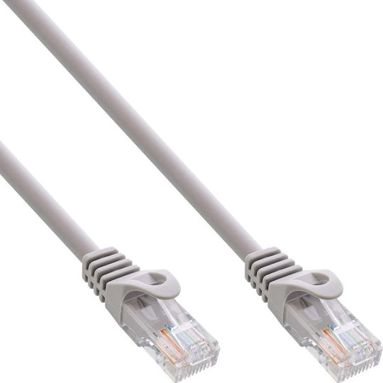 InLine U/UTP Kat.5e Ethernet Netzwerkkabel 2m Grau