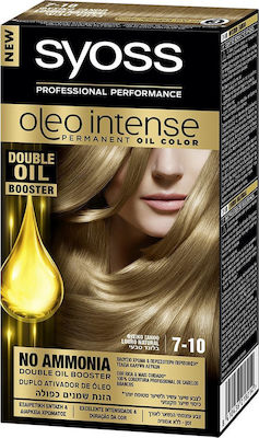 Syoss Oleo Intense Set Haarfarbe kein Ammoniak 7-10 Natural Blonde 50ml