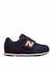 New Balance Kinder-Sneaker mit Klettverschluss Marineblau KV373NDI