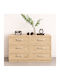 Comoda pentru Dormitor LIFE cu 6 sertare 120x40x76buc
