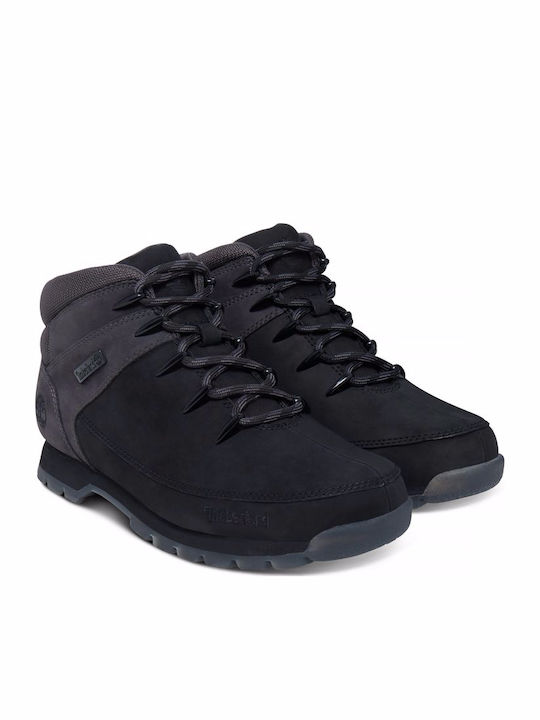Timberland Euro Sprint Hiker Ανδρικά Ορειβατικά Μαύρα