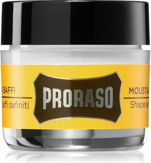 Proraso Κερί Περιποίησης για Γένια και Μουστάκι Wood & Spice 15gr 15ml
