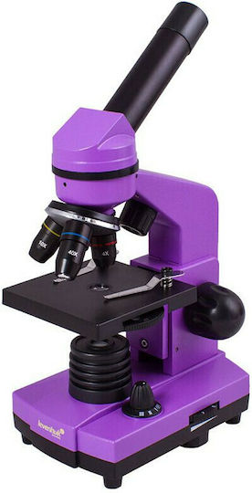 Levenhuk Rainbow 2L Biological Monocular Microscope Purple 400x Amethyst