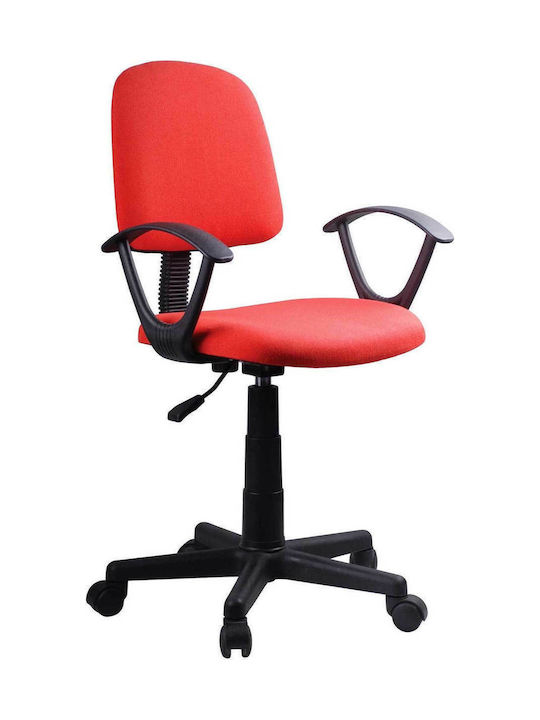Καρέκλα Γραφείου με Ανάκλιση BF430 Κόκκινη Wood...