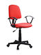 Καρέκλα Γραφείου με Ανάκλιση BF430 Κόκκινη Woodwell