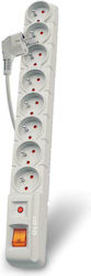Acar Power Strip 8 Sockets with Cable 3m Acar Power Strip 8 Sockets with Cable 3m