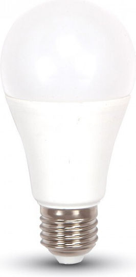 V-TAC VT-2016 LED Bulb 9W 112mm for Socket E27 and Shape A60 Warm White 806lm with Photocell