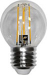 Adeleq LED Lampen für Fassung E27 und Form G45 Warmes Weiß 420lm 1Stück