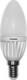 Adeleq Λάμπα LED 3W 102mm για Ντουί E14 και Σχήμα C37 Ψυχρό Λευκό 190lm Dimmable