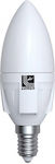 Adeleq LED Lampen für Fassung E14 und Form C37 Kühles Weiß 540lm 1Stück