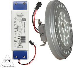Adeleq LED крушка Димируем 13W за фасунга G53 Хладно бяло Adeleq LED крушка Димируем 13W за фасунга G53 Хладно бяло