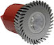 Adeleq LED Bulb 3W for Socket GU5.3 and Shape MR16 Red 137lm