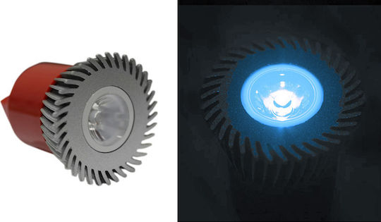 Adeleq LED-Lampe 3W für Fassung GU5.3 und Form MR16 Rot
