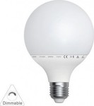 Adeleq LED Крушка 15W за Цокъл E27 и Форма G95 Хладно бяло 1450лм Димируем