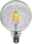 Adeleq LED Lampen für Fassung E27 und Form G125 Warmes Weiß 970lm 1Stück