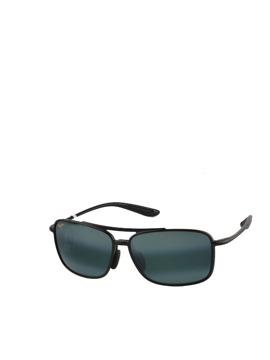 Maui Jim Kaupo Gap Ανδρικά Γυαλιά Ηλίου με Μαύρο Κοκκάλινο Σκελετό και Μαύρο Polarized Φακό 437-02