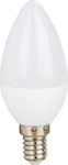 Diolamp LED Lampen für Fassung E14 und Form C37 Naturweiß 270lm 1Stück