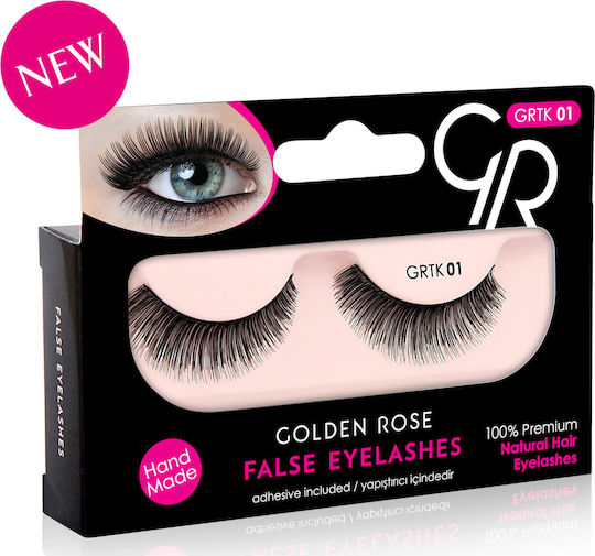 Golden Rose False Lashes in Black color GRTK 01