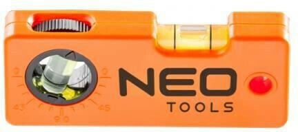 Neo Tools 71-110 Kunststoff Wasserwaage 10cm mit 2 Augen