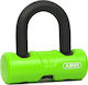 Abus 405 Mini Motorcycle Disc Brake Lock in Green