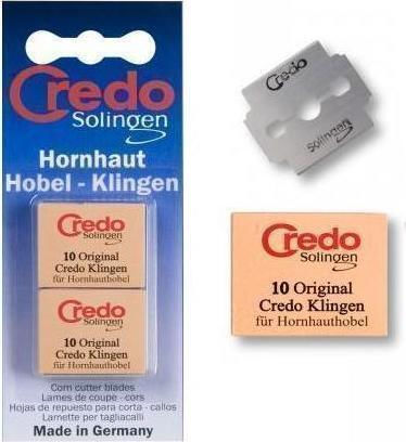 Credo Nail Care Tools Replacement Blades for Callus Remover 20pcs