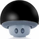 Setty Mushroom Bluetooth-Lautsprecher 3W mit Batterielaufzeit bis zu 2.5 Stunden Schwarz