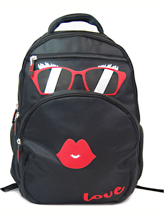 Mate M8 School Bag Backpack Junior High-High School in Black color