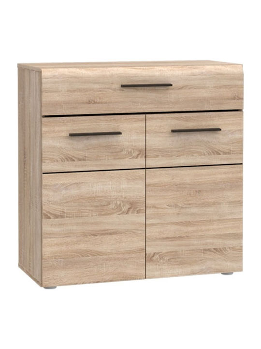 Sideboard Solo Wooden with Drawers Oaks 80x41x82cm