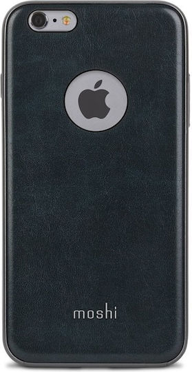 Moshi Napa Iphone 6s Plus 6 Plus Midnight Задна корица Кожа Син (iPhone 6/6s Plus)