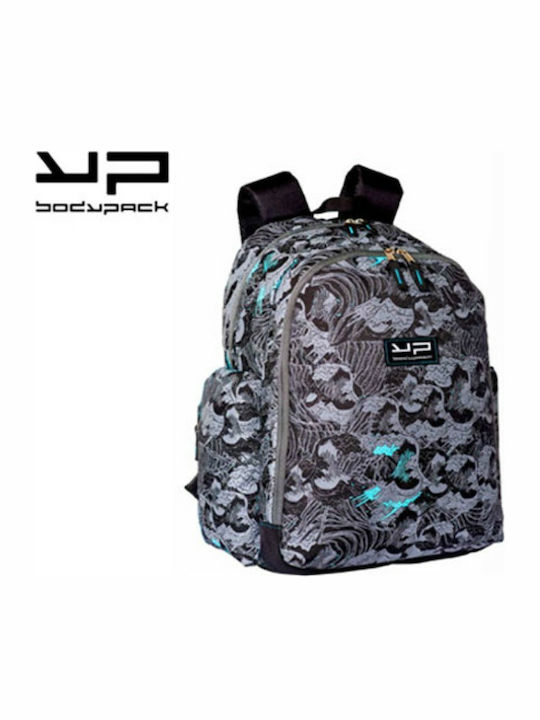 Bodypack Estampe School Bag Backpack Junior High-High School Gray