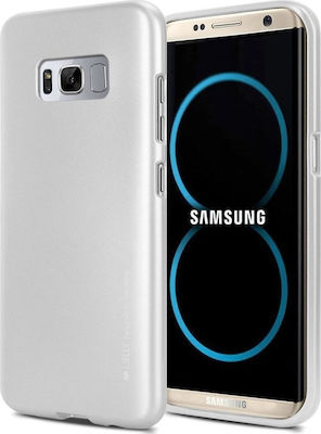 Mercury iJelly Silicone Back Cover Silver (Galaxy S8)