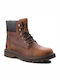 CAT Deplete Waterproof Men's Leather Military Waterproof Boots Tabac Brown