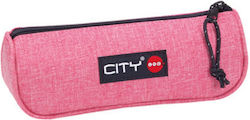 Lyc Sac City-Eclair Pencil Case Barrel with 1 Compartment Pink