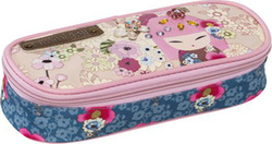 Kimmidol Pencil Case with 1 Compartment Multicolored 173341