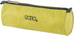 Polo Pencil Case Barrel with 1 Compartment Yellow