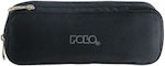 Polo Fabric Pencil Case with 1 Compartment Black