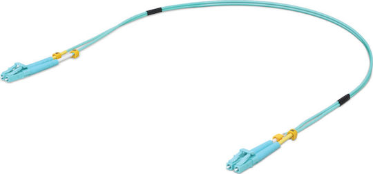 Ubiquiti Καλώδιο Οπτικής Ίνας LC-LC 0.5m Τιρκουάζ