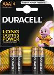 Duracell Αλκαλικές Μπαταρίες AAA 1.5V 4τμχ