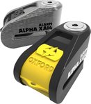 Oxford Alpha Κλειδαριά Δισκόφρενου Μοτοσυκλέτας με Συναγερμό & Πείρο 14mm Μαύρο Χρώμα