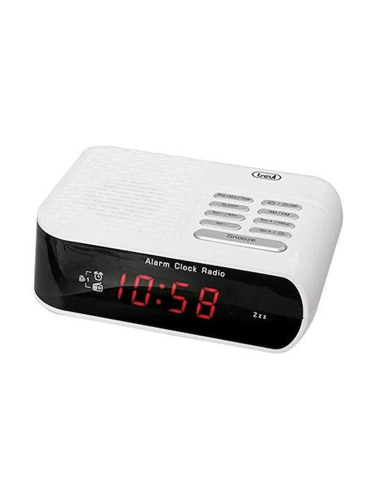 Trevi RC 827 D Tabletop Digital Clock with Alarm & Radio 0082701