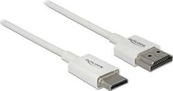 DeLock 85142 HDMI 2.0 HDMI мъжки - мини HDMI мъжки 1м Бял
