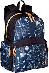Bodypack Marble Σχολική Τσάντα Πλάτης Δημοτικού σε Μπλε χρώμα Μ32 x Π20 x Υ44cm