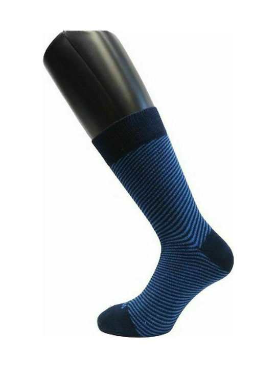 Fila Stripes Athletic Socks Blue 1 Pair