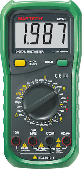Mastech MY60 Digitales Multimeter mit Summer mit AC / DC / Widerstandsmessung