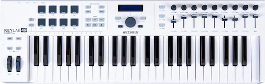 Arturia Midi Keyboard Keylab Essential with 49 Keys White